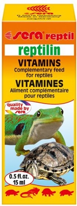 Attēls no Sera REPTILIN VITAMINES BUTELKA 15 ml