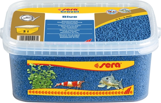 Picture of Sera wirek do akwarium Gravel Blue O 2 - 3 mm 6 l, niebieski