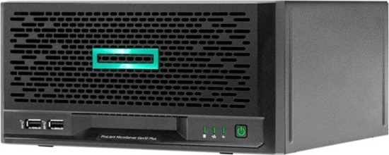 Picture of Serwer HP Serwer ProLiant MicroServer Gen10 Plus v2 E-2314 4-core 16GB-U VROC 4LFF-NHP 180W External PS P54649-421
