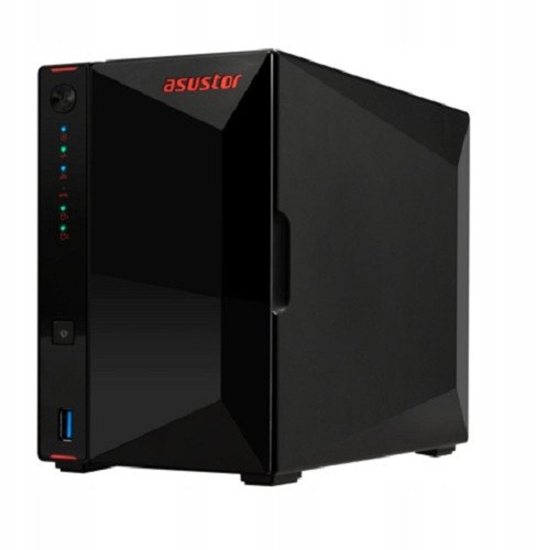 Picture of Serwer plików Asustor NIMBUSTOR 2 GEN2 AS5402T 2-bay, Intel Celeron N5105 Quad-Core 2.0GHz, 8GB RAM DDR4. 2x2.5 GbE LAN, 3x USB 3.2. HDMI 2.0B, 4 x M.2 NVMe