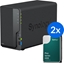 Picture of Serwer plików Synology DS223 + 2x HAT3300-4T (DS223-8T-00-2)