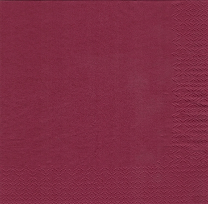 Picture of Serwetki AFH AHA, 2-warstwowe, skadanie 1/4, 33x33cm, 250 szt., bordowe