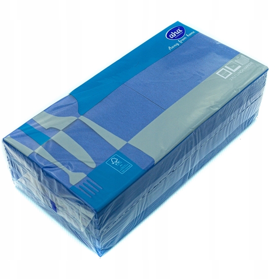 Picture of Serwetki AFH AHA, 2-warstwowe, skadanie 1/4, 33x33cm, 250 szt., granatowe