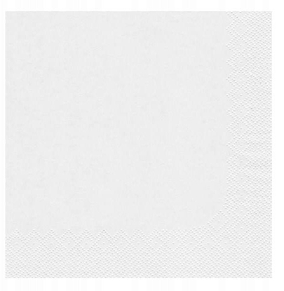 Picture of Serwetki AFH AHA, 2-warstwowe, skadanie 1/4, 40x40cm, 100 szt., biae