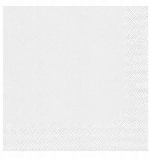 Picture of Serwetki AFH AHA, 2-warstwowe, skadanie 1/4, 40x40cm, 100 szt., biae