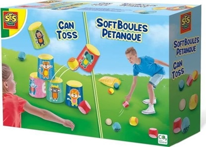 Attēls no SES Creative SES CREATIVE - Chamboule-tout i miekkie kulki do gry w petanque