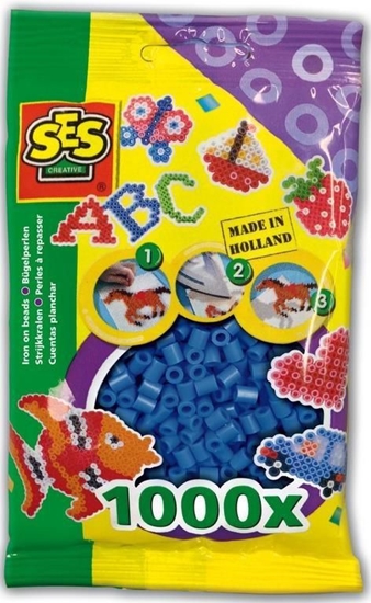 Изображение SES Koraliki do prasowanek - ciemny niebieski (216324)