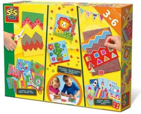 Изображение SES Nauka uywania noyczek i tworzenia mozaiki (238318)