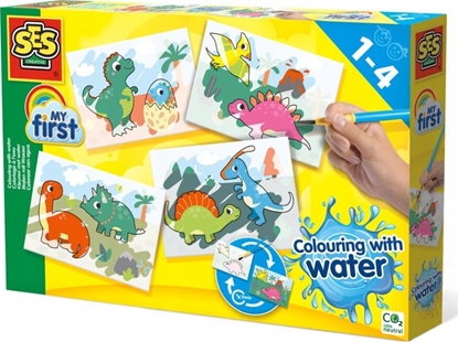 Picture of SES SES My First Colouring with water - Dinos