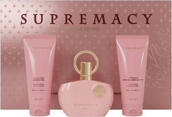 Picture of SET AFNAN Supremacy Pink EDP spray 100ml + SHOWER GEL 100ml + BODY LOTION 100ml