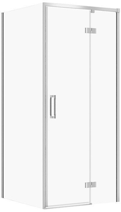 Attēls no SET B851 KABINA LARGA ZAWIAS PRAWA CHROM 90X90X195 SZK TRANS WIR