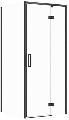 Attēls no SET B853 KABINA LARGA ZAWIAS PRAWA CZARNA 80X80X195SZK TRANS WIR