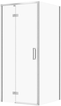 Attēls no SET C102 KABINA LARGA ZAWIAS LEWA CHROM 90X80X195SZK TRANS WIR