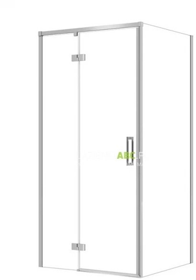 Picture of SET C112 KABINA LARGA ZAWIAS LEWA CHROM 100X90X195SZK TRANS WIR