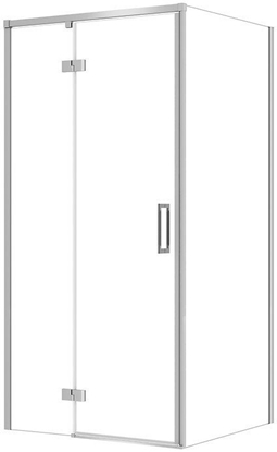 Attēls no SET C114 KABINA LARGA ZAWIAS LEWA CHROM 100X80X195SZK TRANS WIR