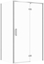 Attēls no SET C118 KABINA LARGA ZAWIAS PRAWA CHROM 120X80X195 SZK TRANS WIR