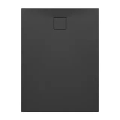 Attēls no SET C255 BRODZIK PROST TAKO SLIM 120X90X4,5 CZARNY MAT + SYFON (VIRT)