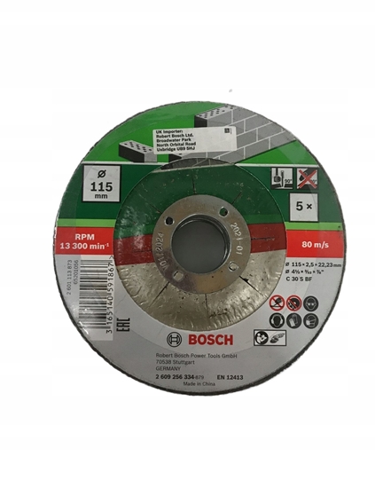Picture of SET TARCZ KORUNDOWYCH 5 SZT STONE 115MM