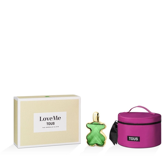 Изображение SET TOUS LoveMe The Emerald Elixir spray 90ml + COSMETICS BAG