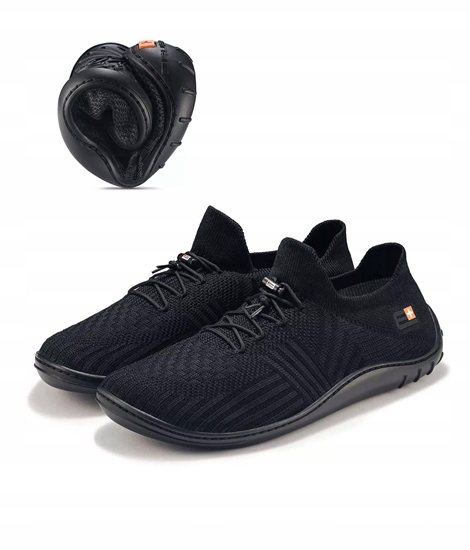 Изображение SH5003M Buty mskie barefoot merino czarny/czarny 43