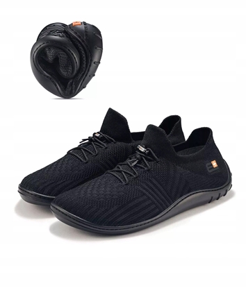 Изображение SH5003M Buty mskie barefoot merino czarny/czarny 44