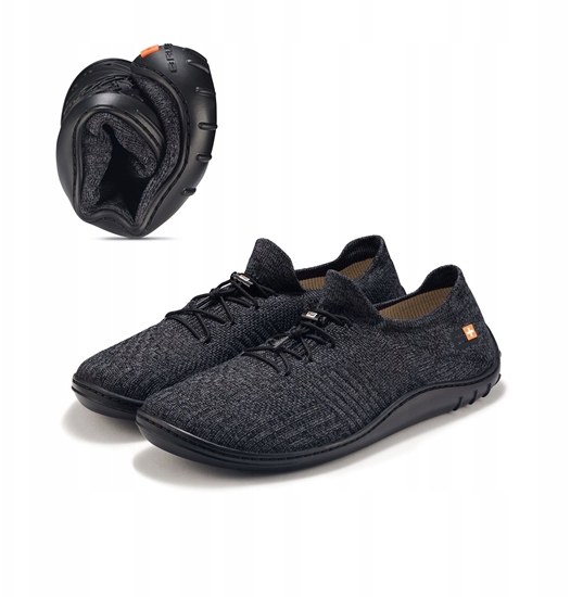 Picture of SH5003M Buty mskie Barefoot Merino grafitowy/czarny 42