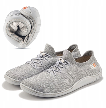 Изображение SH5003M Buty mskie Barefoot Merino jasnoszary/szary 43