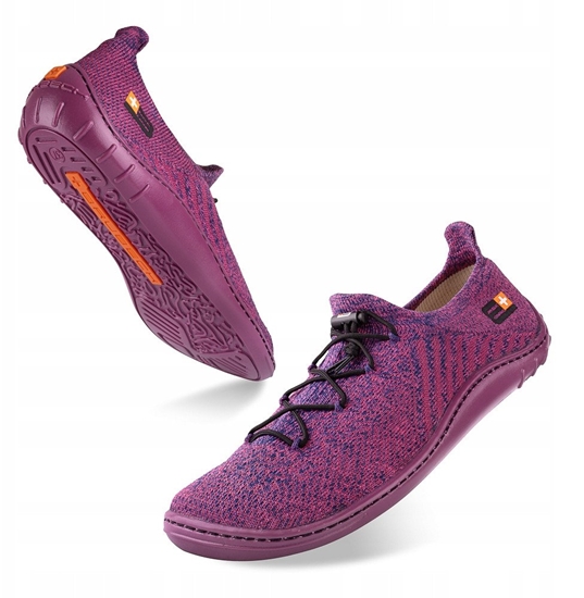 Изображение SH5004W Buty damskie Barefoot Merino liwkowy/fuksjowy 38