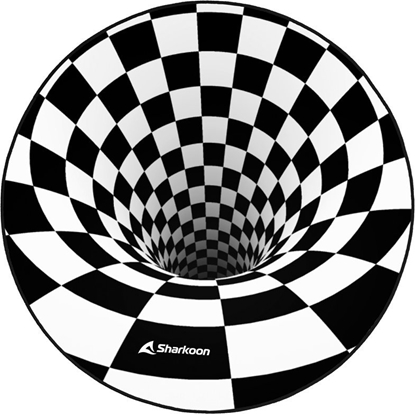 Picture of Sharkoon Sharkoon SKILLER SFM12 3D Vortex, protective mat (black/white, 120cm)