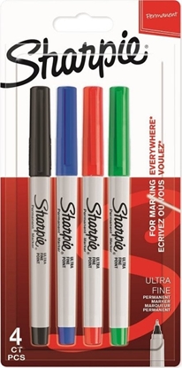 Picture of Sharpie Sharpie Faserschreiber Ultra Fine EF Schw/Blau/Rot/Grün 4er Blister