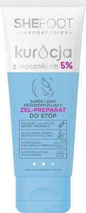 Attēls no SheFoot SHEFOOT Super lekki dezodoryzujcy el-preparat do stóp z mocznikiem 5% 75ml