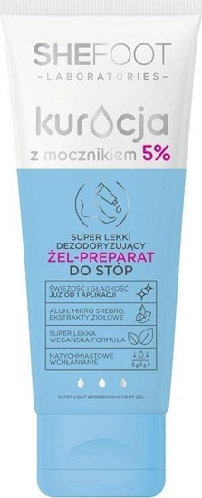 Picture of SheFoot SHEFOOT Super lekki dezodoryzujcy el-preparat do stóp z mocznikiem 5% 75ml