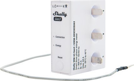 Picture of Shelly 3EM-63T Gen3 (flat terminal model)