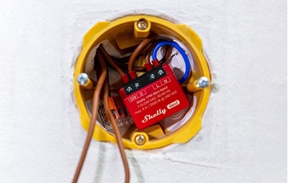 Attēls no Shelly Relais "1PM Gen3 2er Pack" max 16A 1 Kanal WLAN BT