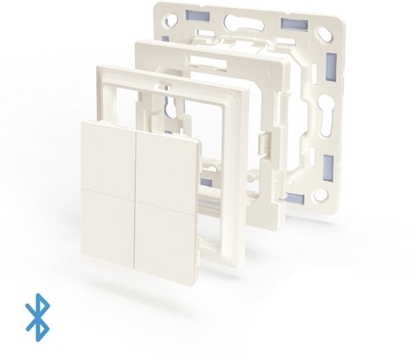 Attēls no Shelly Shelly Plug & Play "BLU Wall" Switch 4 Adapter Gira & Merten Weiß