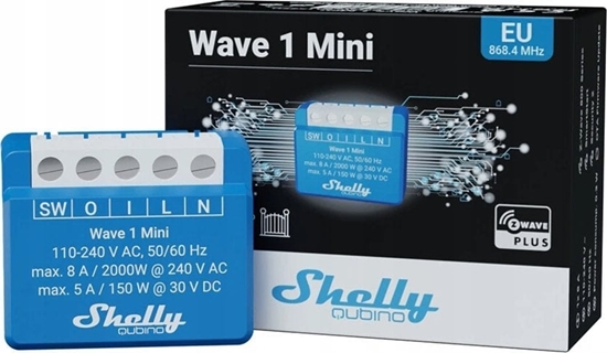 Изображение Shelly Shelly Qubino Wave 1 Mini Mdry przecznik Niebieski
