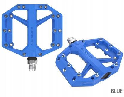 Attēls no Shimano PD-GR400 Flat Pedal pedals, blue