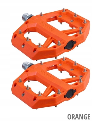 Attēls no Shimano PD-GR400 Flat Pedal pedals, orange