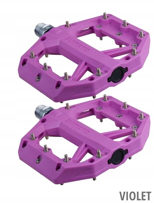 Attēls no Shimano PD-GR400 Flat Pedal pedals, purple