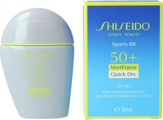 Picture of Shiseido SHISEIDO SUN SPORTS BB SPF50+ TANNING FLUID FOUNDATION VERY DARK 30ML