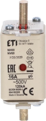 Изображение Shumee Wkadka bezpiecznikowa KOMBI NH00 gG 16A/500V 004182205 /3szt./