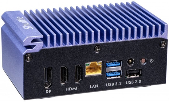 Picture of Shuttle SPCEL12 Edge Mini PC Barebone, 0.46L, Intel Celeron J6412 SoC, BGA 1493, DDR4, 2x 2.5G LAN