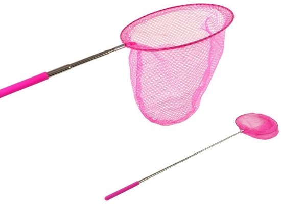 Picture of LeanToys Siatka Na Motyle Owady Skadana Teleskopowa 85 cm Róowa
