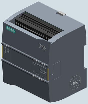 Attēls no Siemens SIMATIC S7-1200 Jednostka CPU 1212F DC/DC/RLY 8 DI 24V DC pami 100KB (6ES7212-1HF40-0XB0)