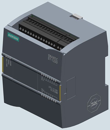 Picture of Siemens SIMATIC S7-1200 Jednostka CPU 1212F DC/DC/RLY 8 DI 24V DC pami 100KB (6ES7212-1HF40-0XB0)