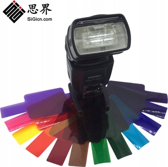 Picture of SiGi Filtry elowe Strobist 12 Kolorów Do Lampy Byskowej