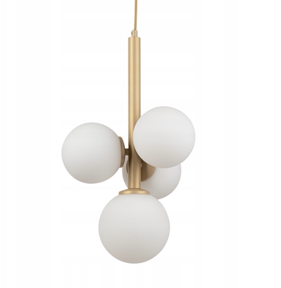 Изображение Sigma Perla 33606 lampa wiszca zwis biae kule ball 4x12W G9 biaa/beowa