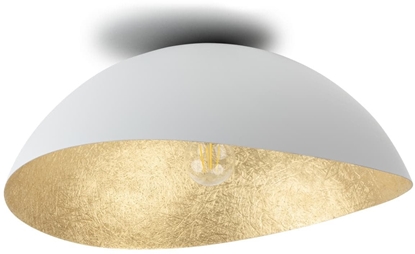 Изображение Lampa sufitowa Sigma Solaris M 40612 plafon sufitowy 1x60W E27 biay/zoty