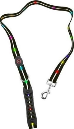 Picture of SIGNAL LEASH - Smycz z kolorow iluminacj LED dla rednich i duych psów, czarna