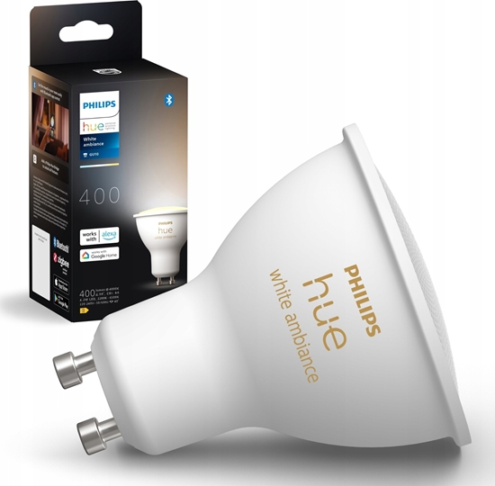 Изображение Signify Philips Hue White Ambiance GU10 Einzelpack 350lm